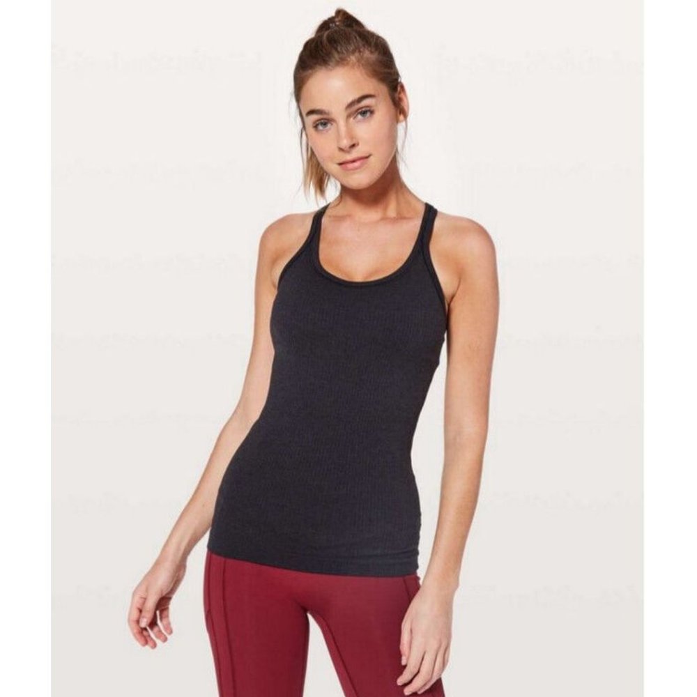 Lululemon Ebb To Street Tank II Black Size 6